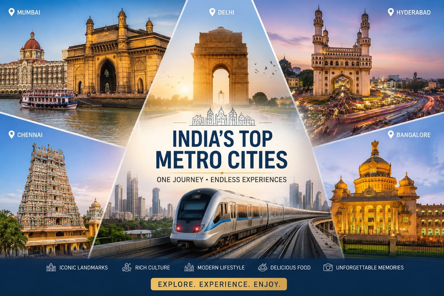 India's Metro Cities – Urban Escapes & City Experiences